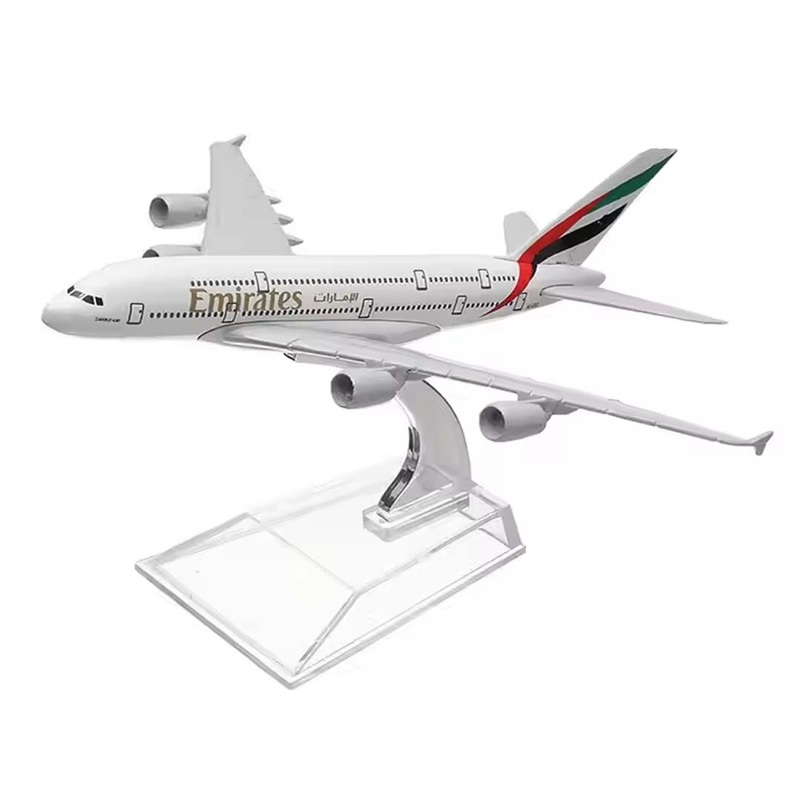 Collectible 1:400 Scale Aircraft Models Airplane -  Emirates A380 (16 cm)