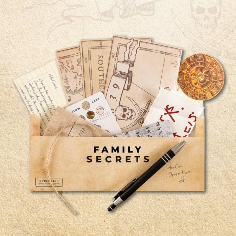 Family Secrets (Ep. 1 of 12): Family-Friendly Escape Game