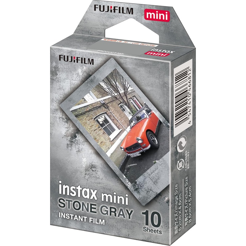 Fujifilm Instax Mini Film  Stone Gray Edition (10 Sheets) for all Instax Mini Series Camera