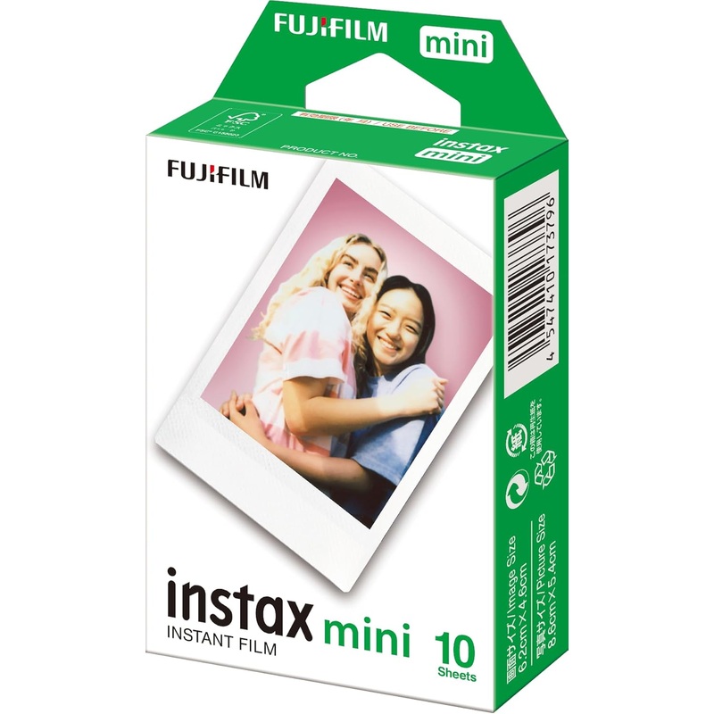 Fujifilm Instax Mini Single Pack 10 Sheets Instant Film for Fuji Instant Cameras