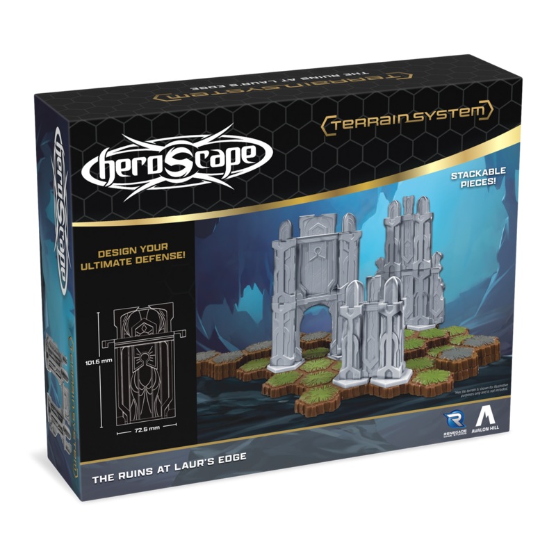 Heroscape: The Ruins at Laurs Edge Terrain Expansion - Wave 7