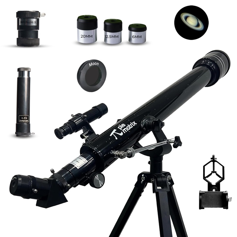 Phoenix 60700 Telescope  175x Zoom for Stunning Moon & Planet Views