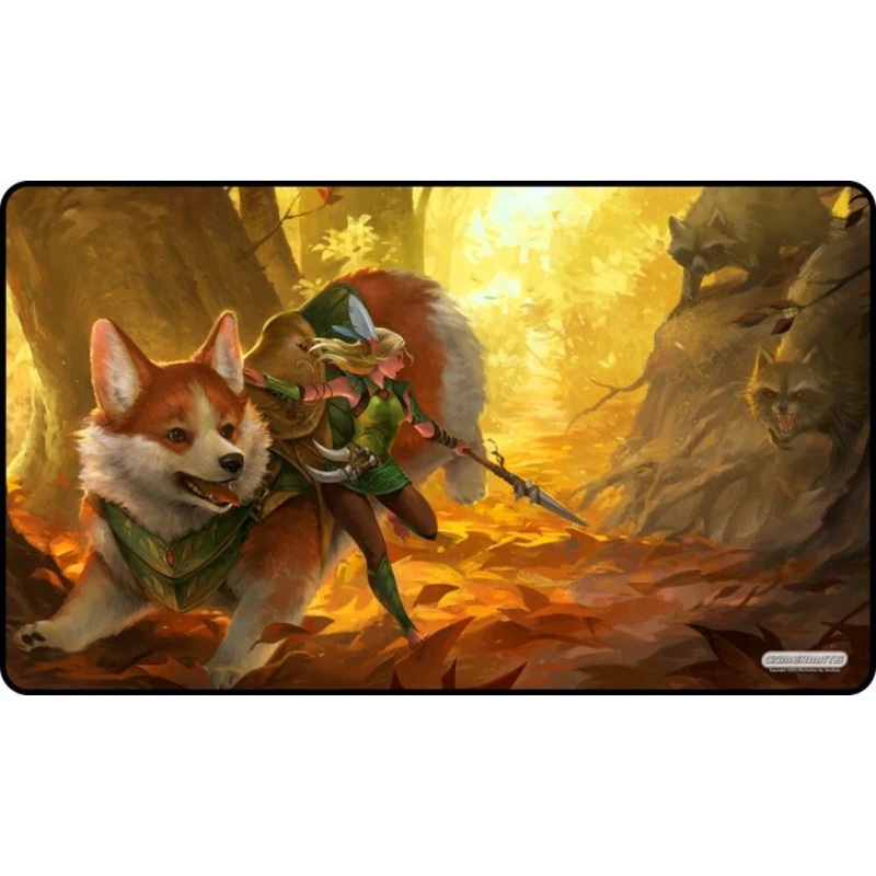 Playmat - Corgi and Elf