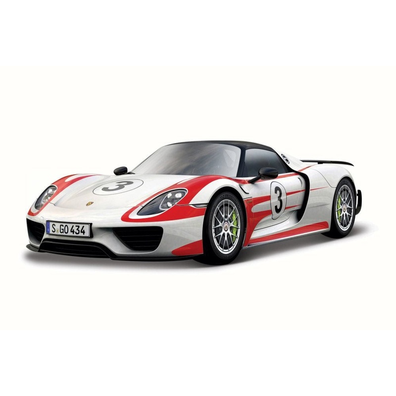 Bburago 1:24 W/B Race Porsche 918 Weissach Car Toy