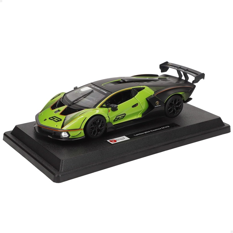 Bburago 18-28017 Lamborghini Essenza SCV12 1:24 Scale Model car, Green/Black
