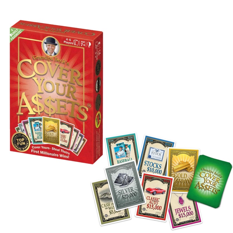 Cover Your Assets Card Game (4-6 Players) Age 7+