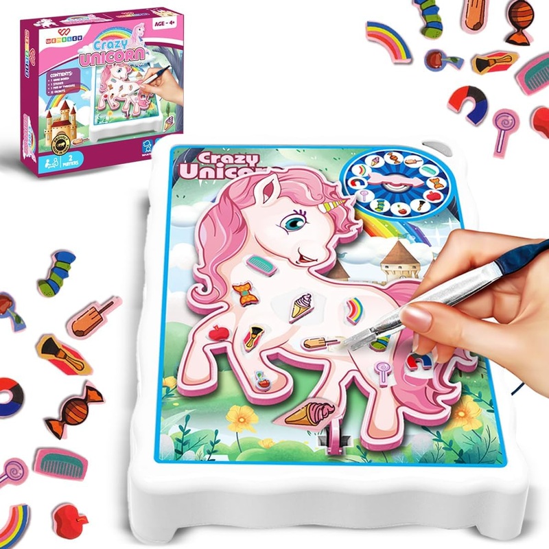 Crazy Unicorn Operation Board Game  Magical Electronic Fun for Kids Ages 412