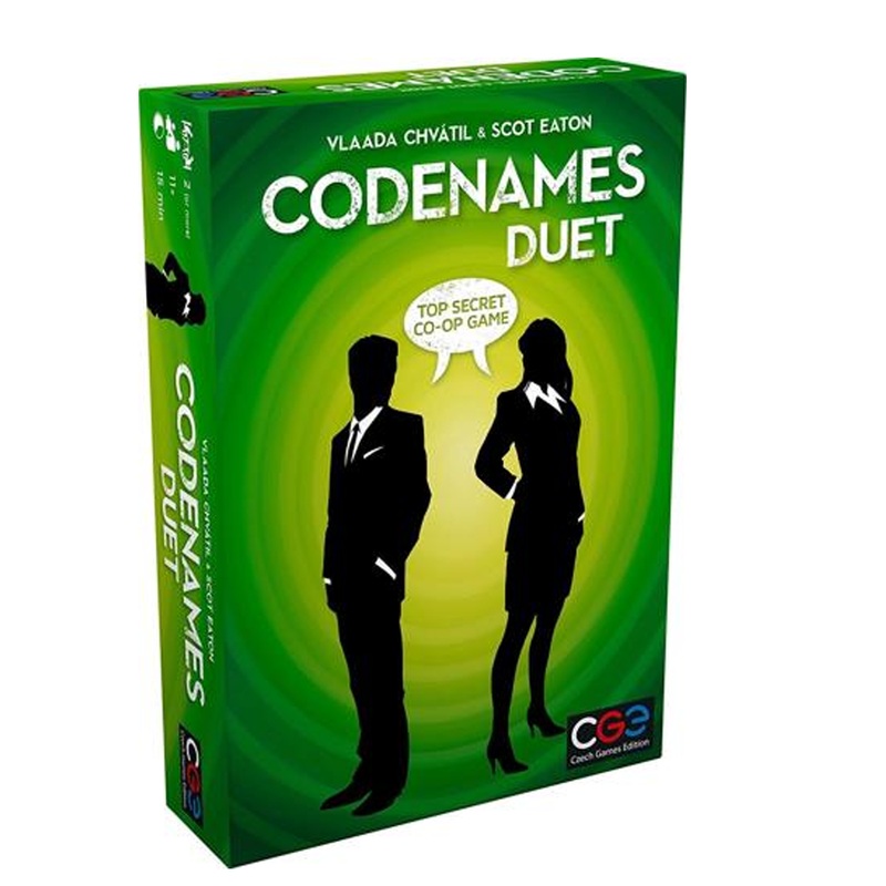 Czech Games Edition - Codenames Duet Party Game (2 or More Players), Ages 11+