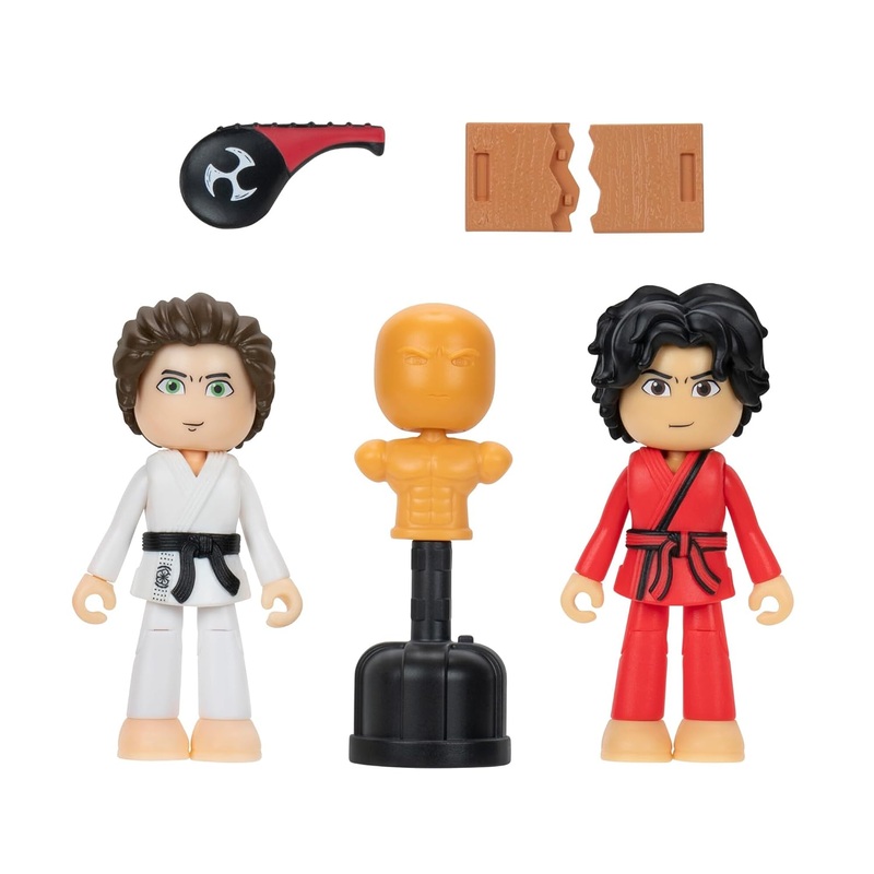 DevSeries Cobra Kai Ultimate Action figure: Diaz vs. Keene Game Pack  2.75" Action Figures with Accessories & Exclusive Virtual Item