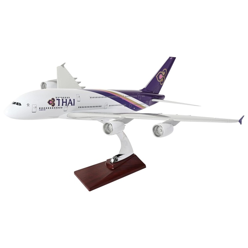 Diecast Aeroplane Display Display Model Aeroplane : A380 Thai Airlines 46 cm