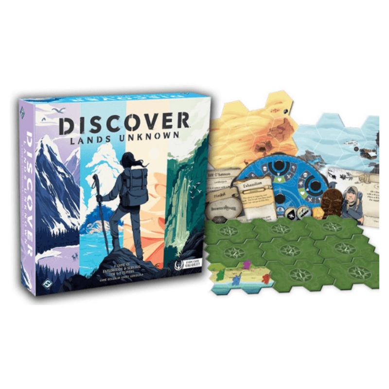 Discover : Lands Unknown Board Game 1-4 Players
