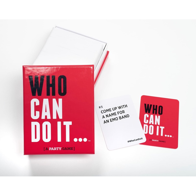 DSS Games Who Can Do It - Compete with Your Friends to Win These Challenges -A Party Game