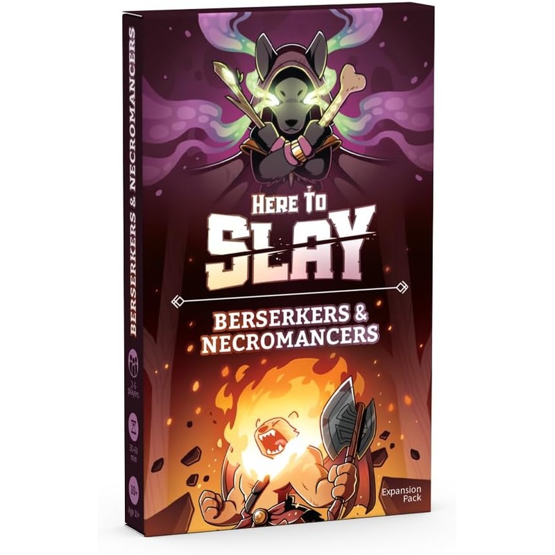 Here to Slay Berserker & Necromancer Expansion Board Game