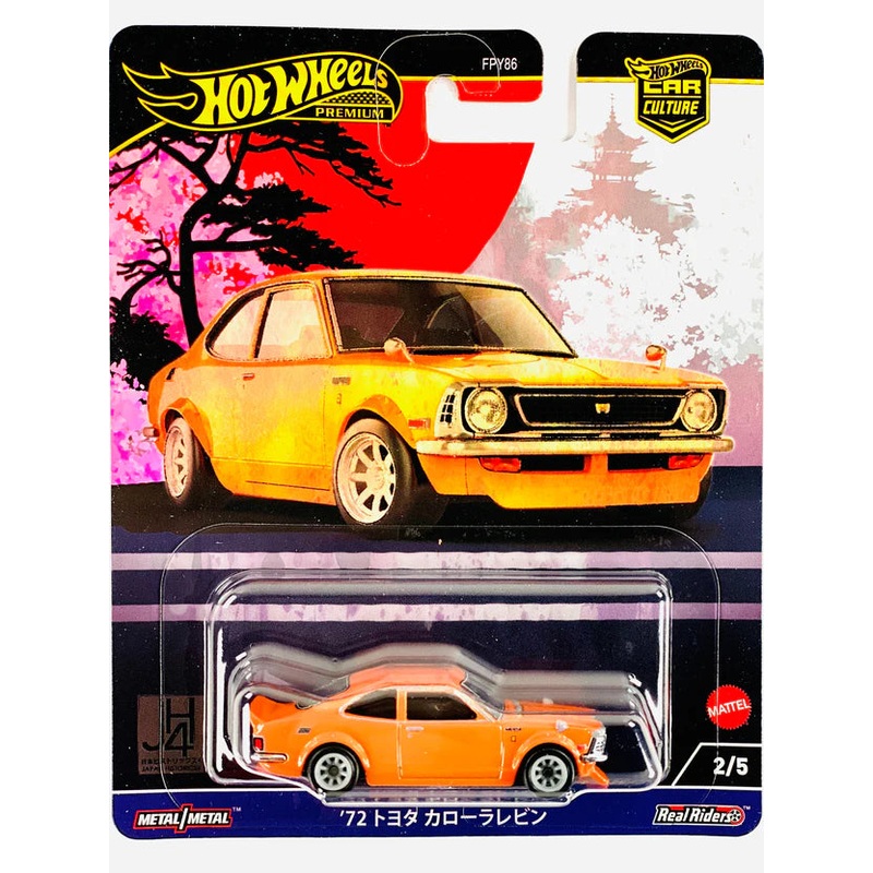 Hot Wheels 2024 Japan Historic 4 Case B '72 Toyota Corolla Levin