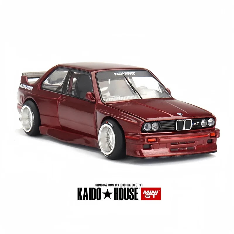 Kaido House x Mini GT 1:64 BMW M3 (E30) Kaido GT V1  M Red - KHMG162