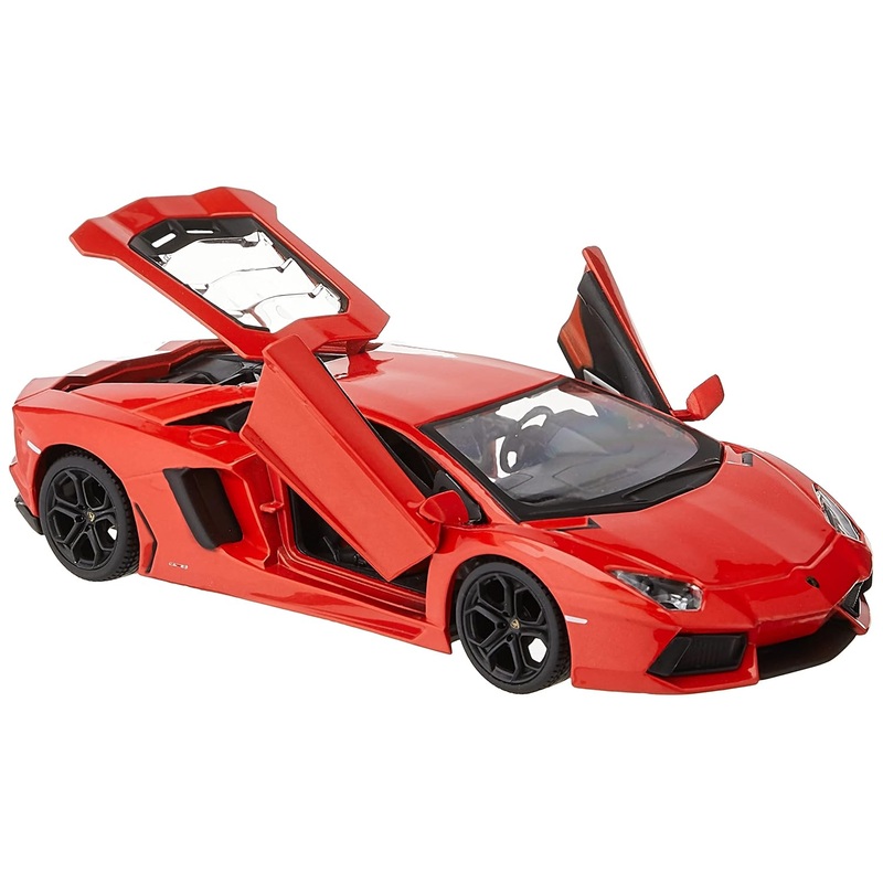 Lamborghini Aventador LP 700-4 Metallic Orange 1:24 Scale Diecast Model Car by Maisto  Official Licensed Supercar Collectible