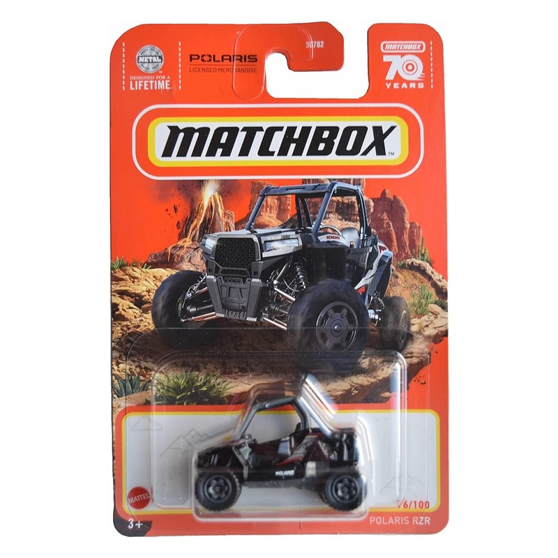 Matchbox Polar RZR: Sleek Design with Metal Parts in Black - Collector's Item 76/1009