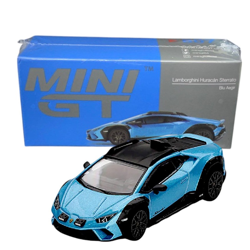 Mini GT #807: Lamborghini Huracn Sterrato Blu Aegir 1:64