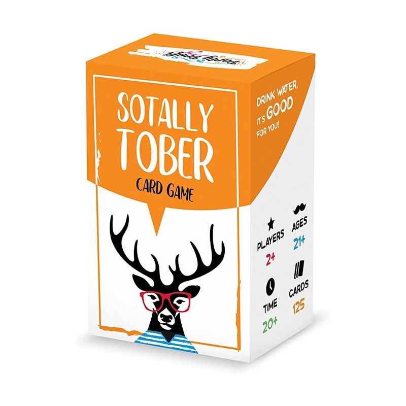 Sotally Tober, Drinking Card Game (125 Cards - Players4+) Age 21+