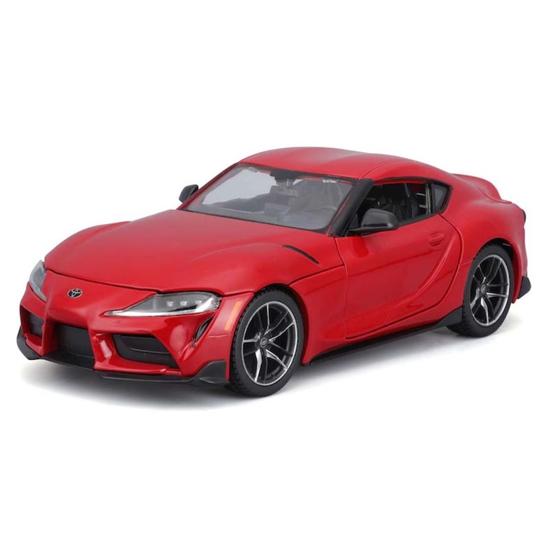 Toyota GR Supra Red 1:24 Scale Diecast Model Car by Maisto  Official Licensed Collectible