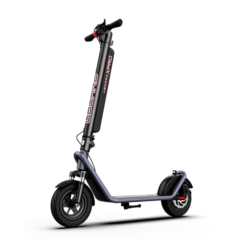 UBOARD X Pro Electric Scooter  25Km Range, Fast Charging, Foldable E-Ride with LED Display & Dual Brakes (Black)