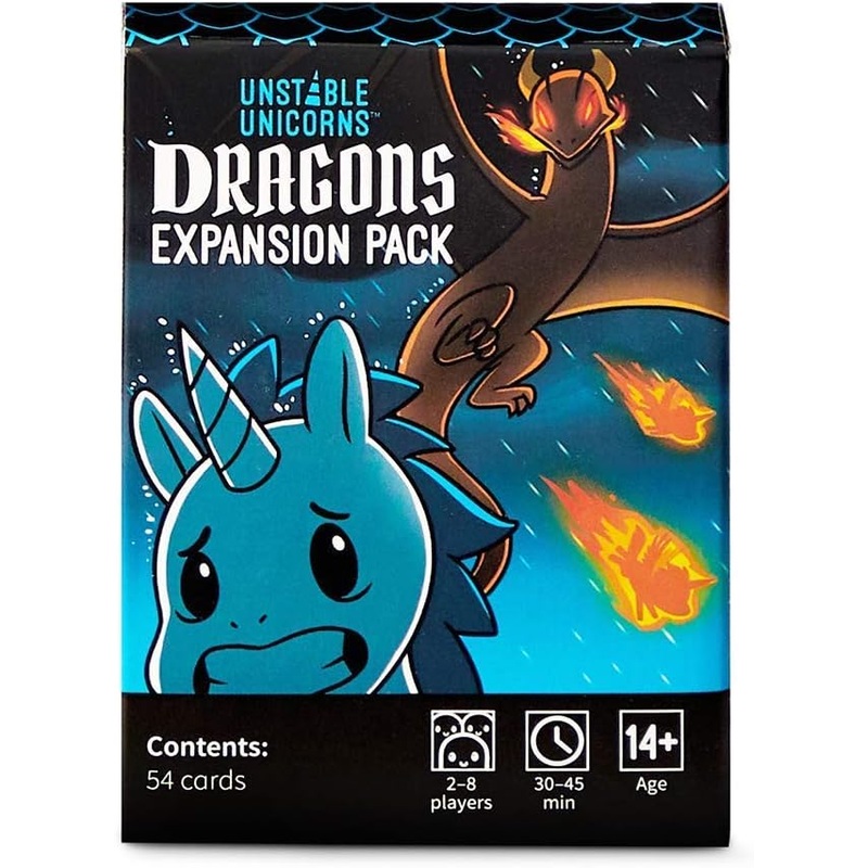 Unstable Unicorns Dragons Expansion Pack Board Game