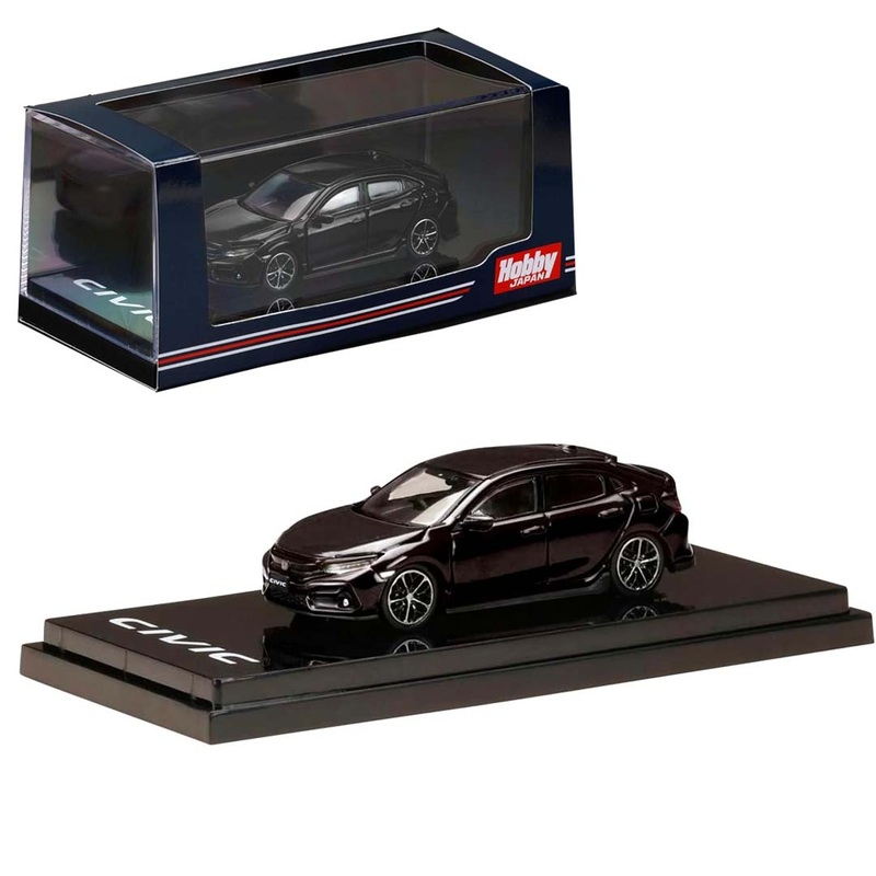 1/64 Honda Civic Hatchback 2020  Crystal Black Pearl  Die-Cast Model Car