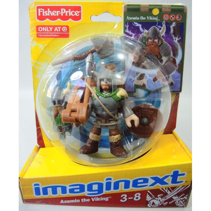 Axemin the Viking by Imaginext 3 Inch