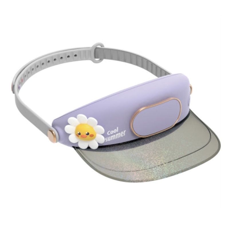 Bladeless Fan Hat  Cool, Cute & USB Powered  - Flower Duck