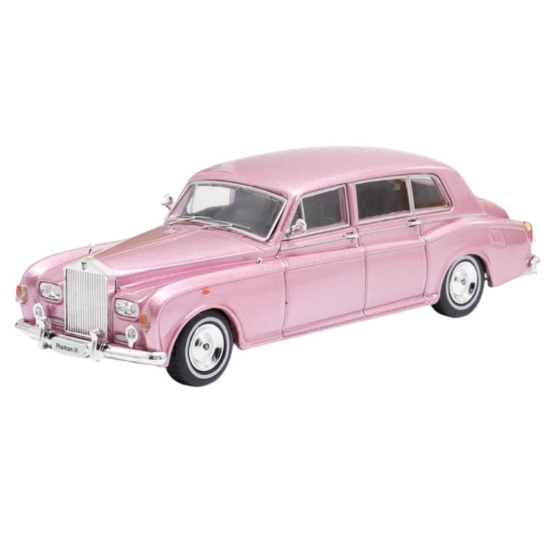 DOT x DCM 1/64 Scale Rolls-Royce Phantom VI Pearl Pink  Premium Diecast Car Model Collectible