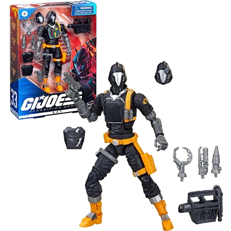 G.I. Joe Classified Series Wave 9  Cobra B.A.T. Collectible Action Figure  with Accessories 6"