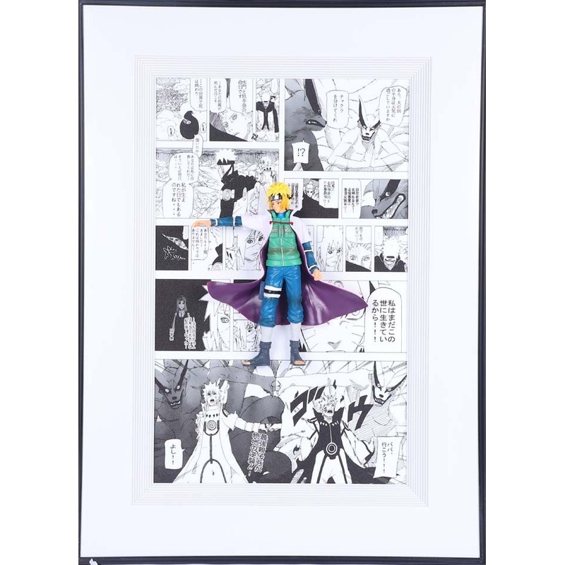 Minato Namikaze 3D 70x50 Wall Decorative Frame  Naruto-Inspired Home Ornament for True Shinobi Fans