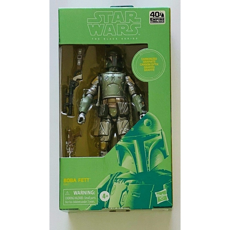 NECA Star Wars The Black Series Boba Fett (Carbonized Graphite) 6-inch Action Figure