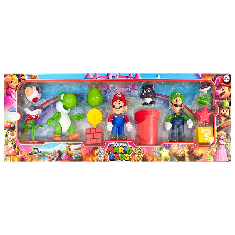 The Super Mario Bros Action Figure Set