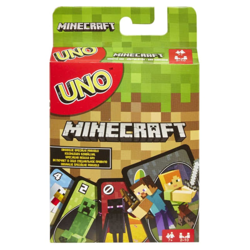 UNO Minecraft Card Game for Kids and Adults