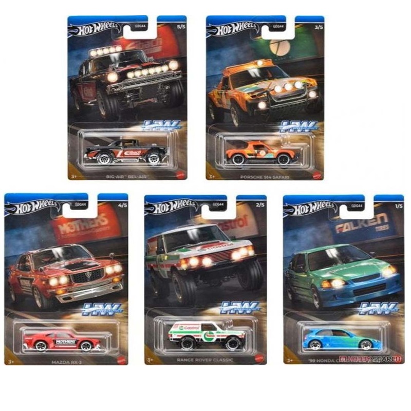 Hot Wheels GDG44-9C7J  Themed Automotive Assortment 5-Car Set