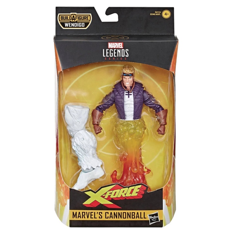 Marvel Legends Wendigo Series X-Force Cannonball Figure