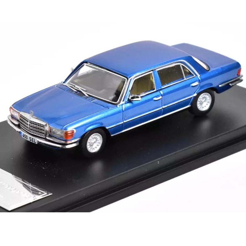 Maxwell 1:64 Gen.5 Mercedes Benz S-Class 450SEL W116 Model Diecast Alloy Car - Blue