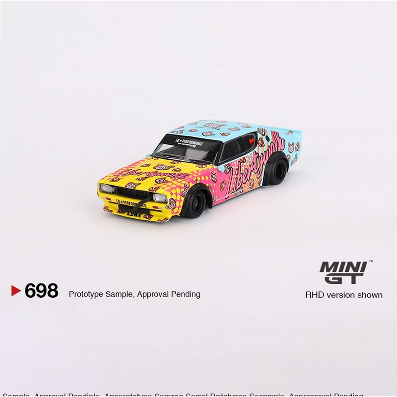 MINI GT 698 Nissan Skyline Kenmeri Liberty Walk LBWK KUMA Edition