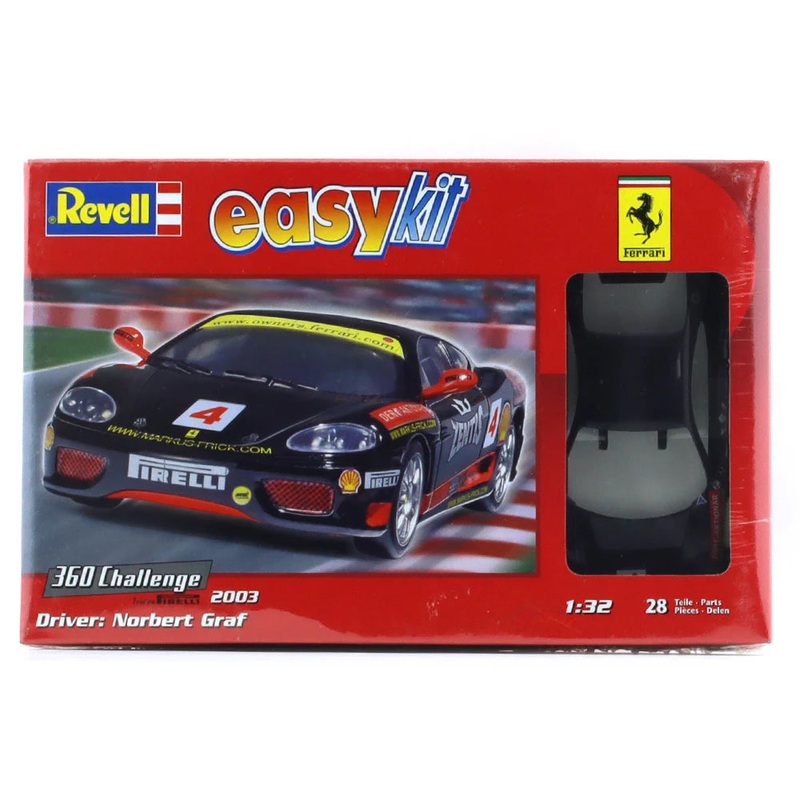 Revell Easykit 360 Challenge Norbert Graf 2003 1:32 Scale 07137 (Officially Licensed Ferrari)