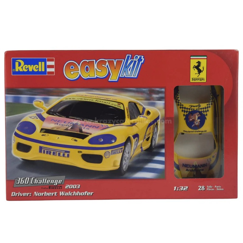 Revell Ferrari 360 Challenge 2003 Norbert Walcchofer - Easy Kit 1:32 Plastic Scale Model Kit