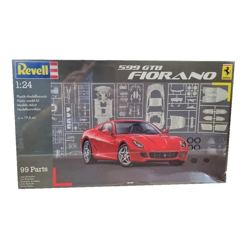 Revell Ferrari 599 GTB Fiorano 1:24 Scale Plastic Model Kit 07310 (Officially Licensed)