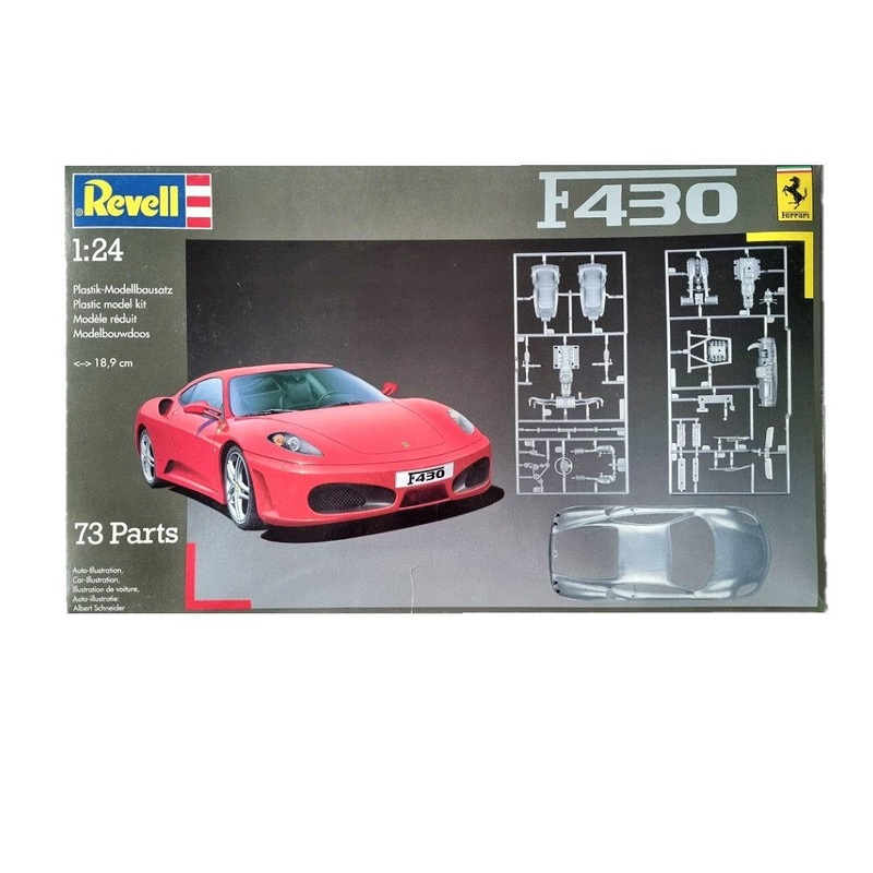 Revell Ferrari F430 1:24 Scale Plastic Model Kit 07381 (Officially Licensed)