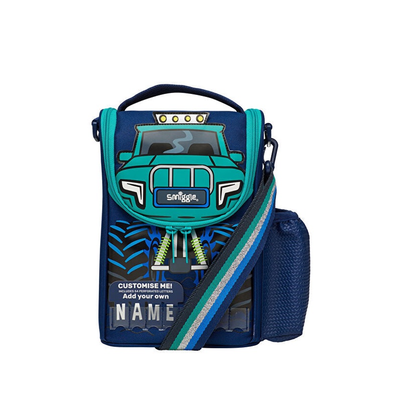 Smiggle Lunch Bag : Monster Truck Hanging 11 Inch For Kids