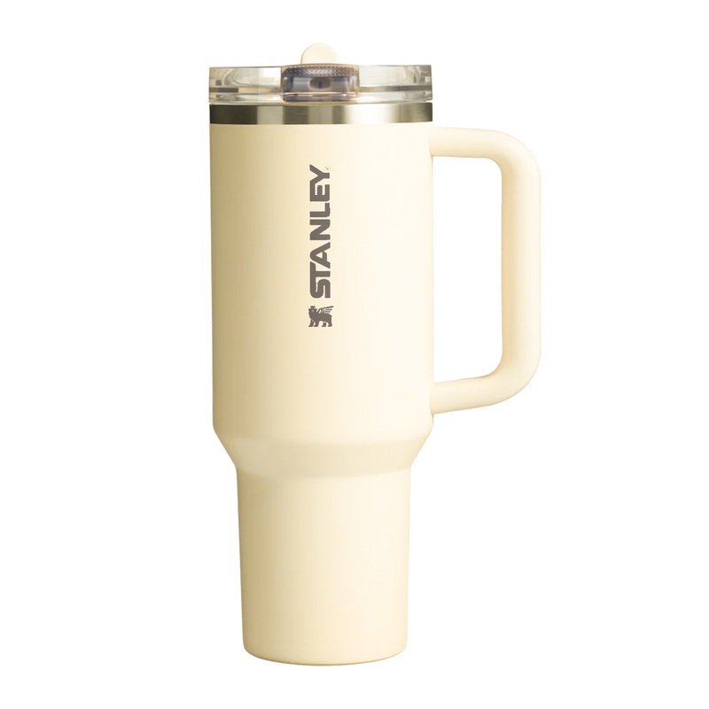 STANLEY The Quencher H2.0 FlowState Tumbler | 1.18L with Straw for Water (40 oz) (Cream)