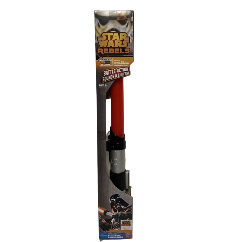 Star Wars Rebels Darth Vader Electronic Lightsaber Extends Over 11/2 feet Long Red