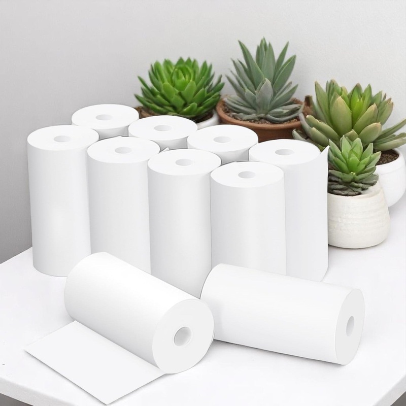 Thermal Paper - 10 Paper Rolls for Kids Instant Print Camera, HD Printing Receipt Paper