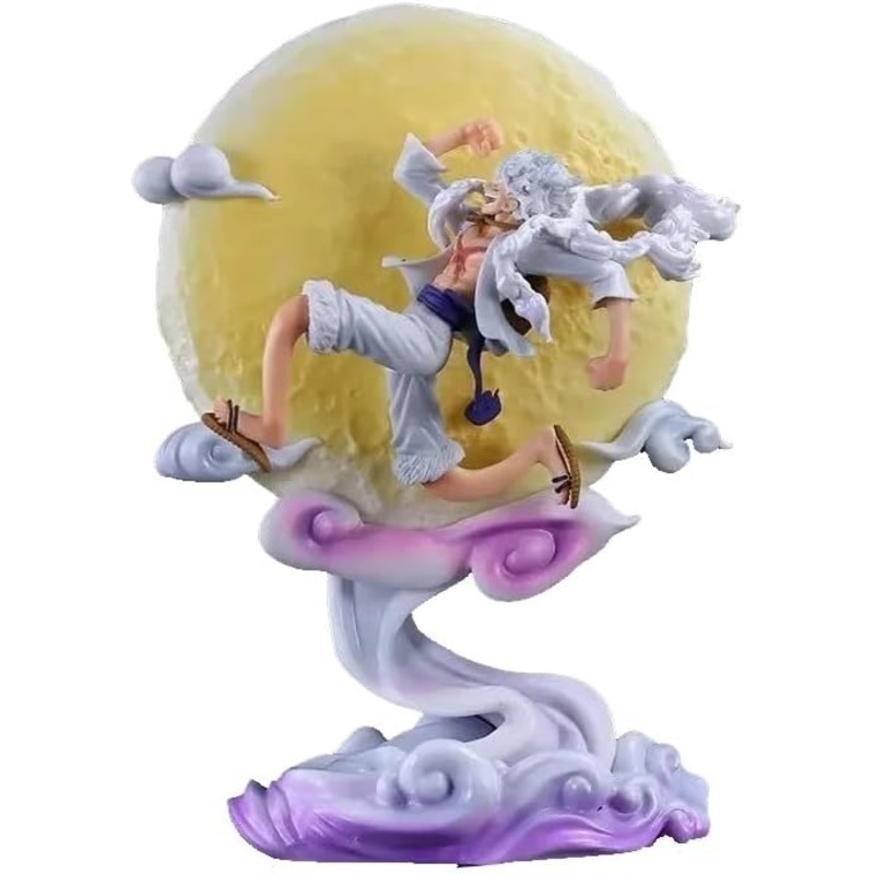 Ultimate Luffy Gear 5 Nika Figure (30CM)  LED Light Edition | One Piece GK PVC Model HW