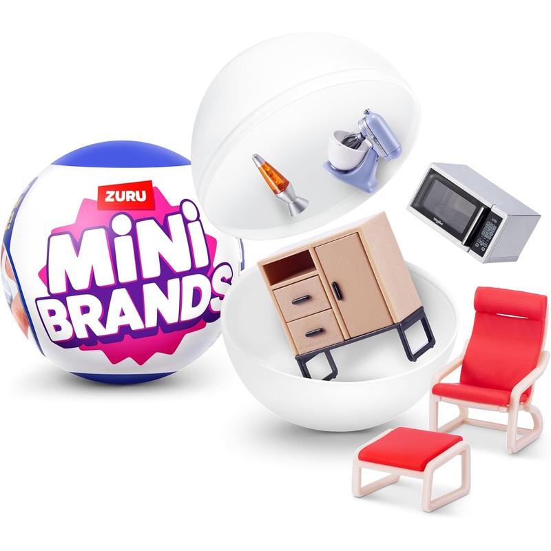 ZURU 5 Surprise Mini Brands Home Capsule  Series 1 Collectible Miniature Home Decor