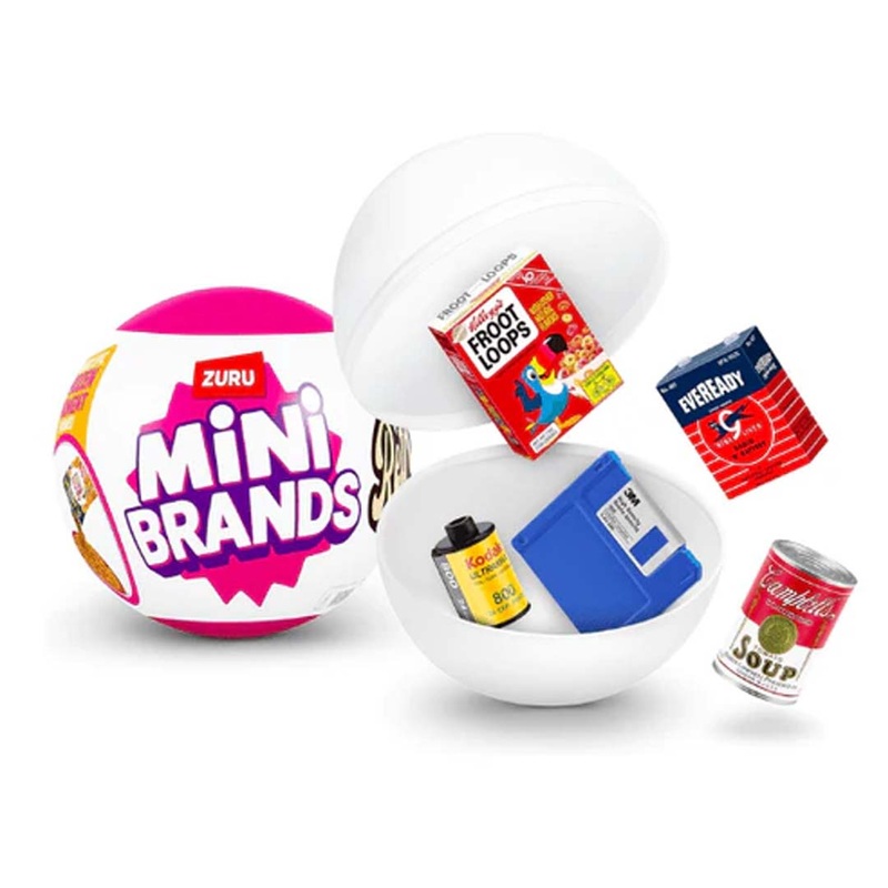 ZURU 5 Surprise Mini Brands Retro Series 1